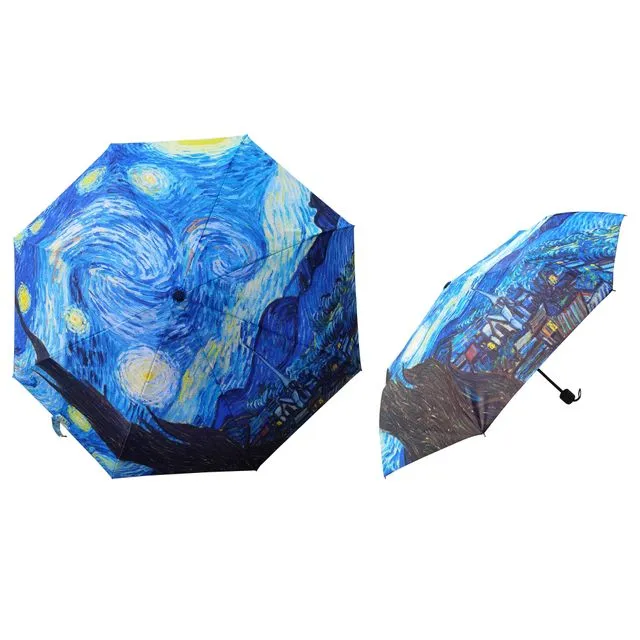 Van Gogh Starry Night - Art Folding Umbrella