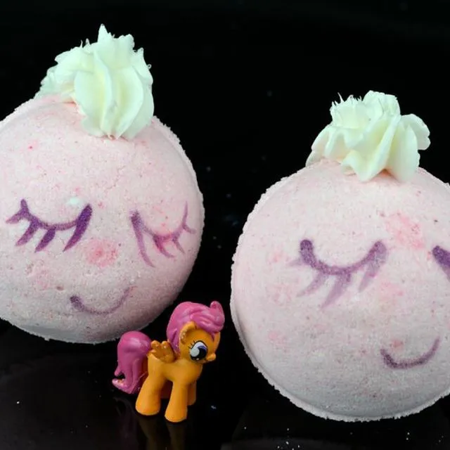 My Little Pony Bath Bomb with Toy Pony in Cherry Blossom Scent
