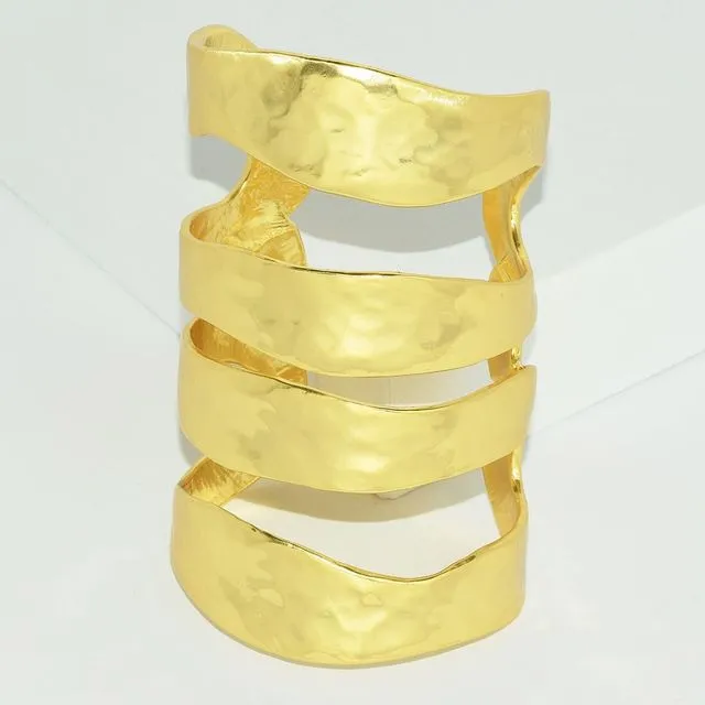 4 Row Cuff - As seen on Demi Lovato, Queen Latifah, Demi Lovato. Featured on the cover of Latina
