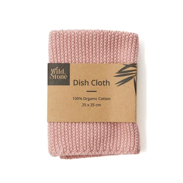 Dish Cloths - 100% Organic Cotton (Rose)