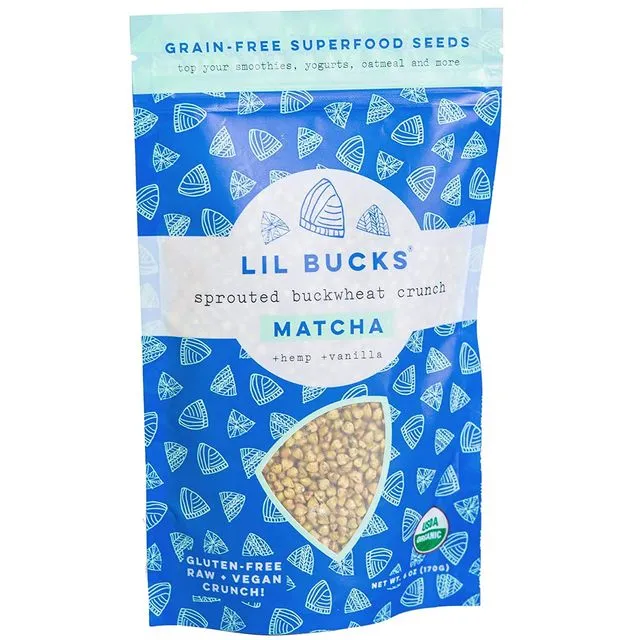 Matcha Lil Bucks Sprouted Buckwheat