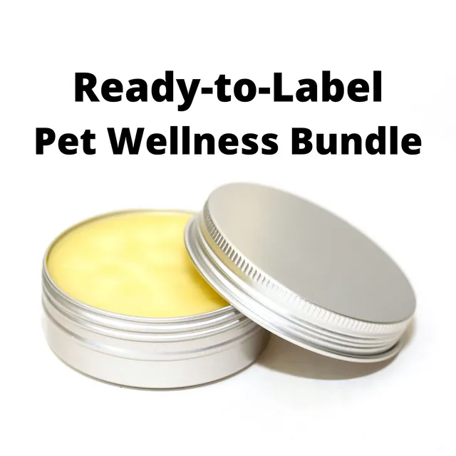 White Label Pet Wellness Bundle - Lavender Paw Balm, Unscented Paw Balm, Pet Skin Salve, Private Label