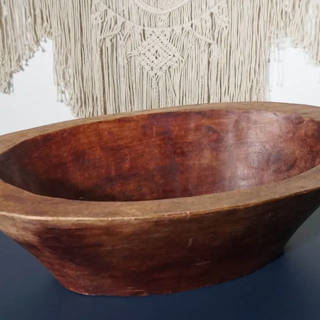 Large Wooden Bowl - Display Dish