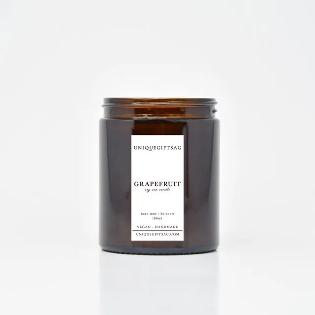 Grapefruit, Soy Candle 180ml