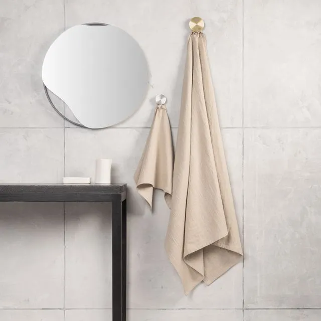 Hemp linen bathroom towel | natural | 70x140 cm