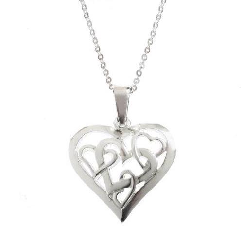 Pretty Celtic Heart Necklace
