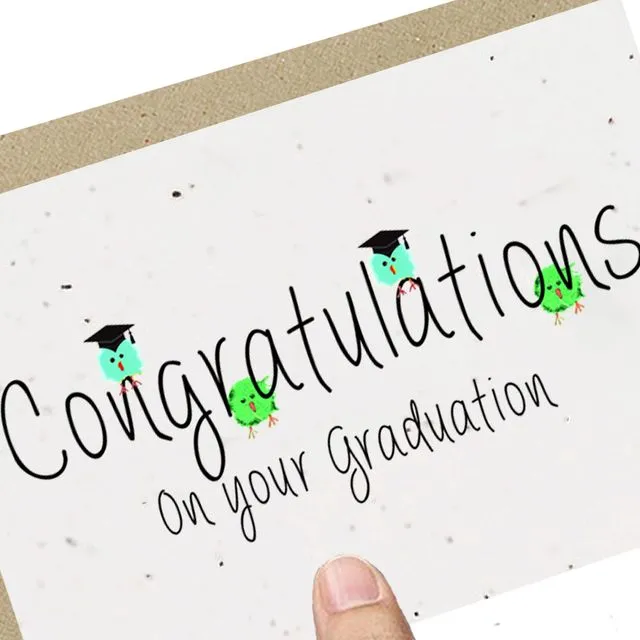 Graduation, Congratulations Eco-Friendly Seeded (Copy)