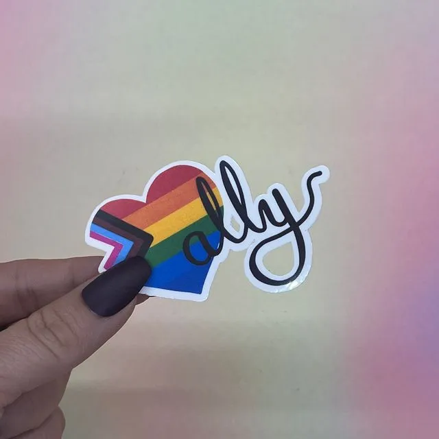 Ally Heart Sticker