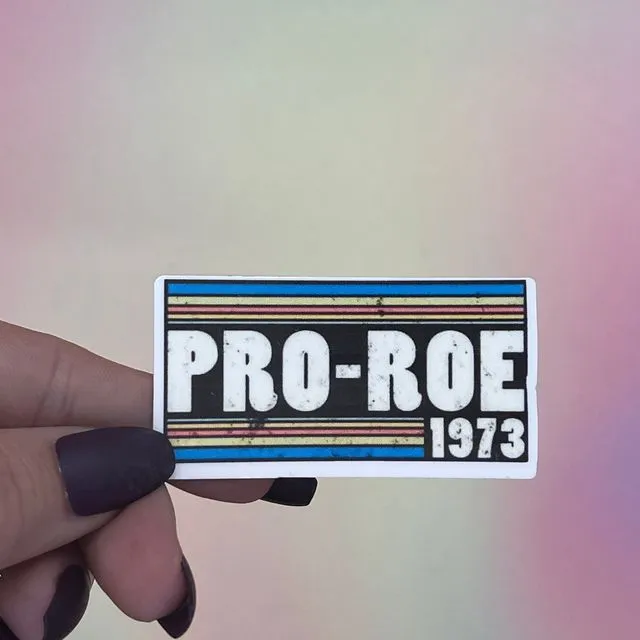 1973 Pro Roe Sticker