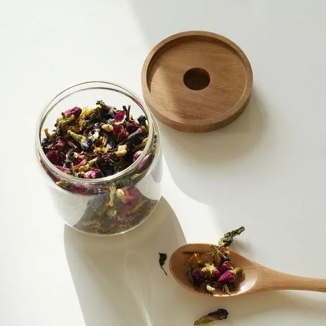 MAGIC LOVE POTION COLOUR CHANGING HERBAL TEA | in glass jar