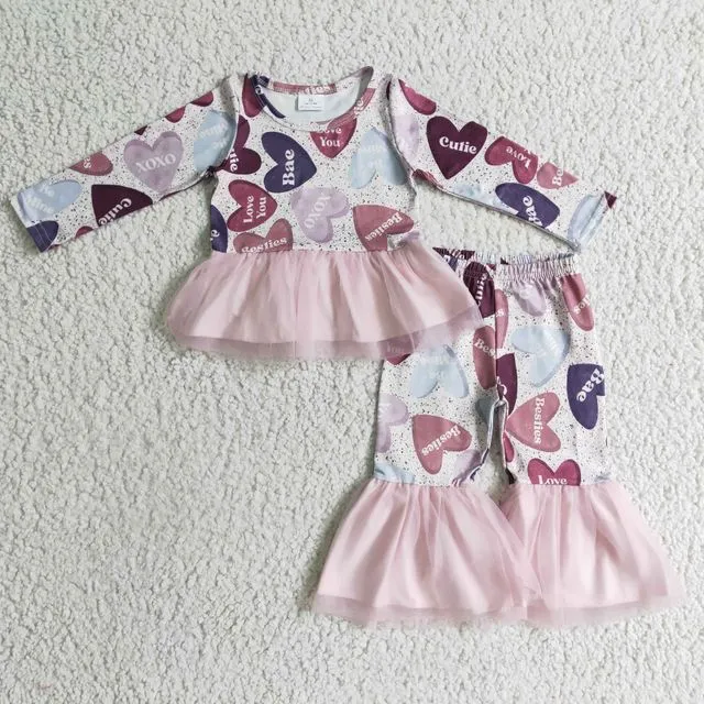 Pink Boutique Toddler Baby Tulle Girls Pink Clothing Outfits