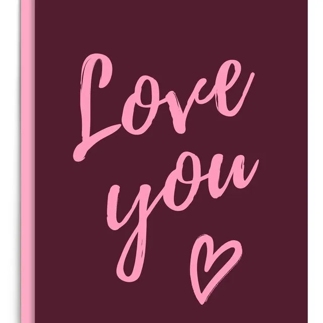 Love You Anniversary Card | Valentines Day Card