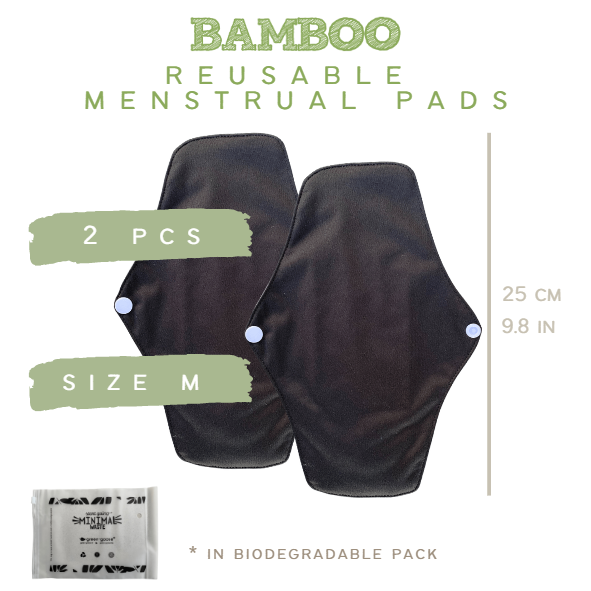 Reusable Menstrual Pads | 2-Pack | M