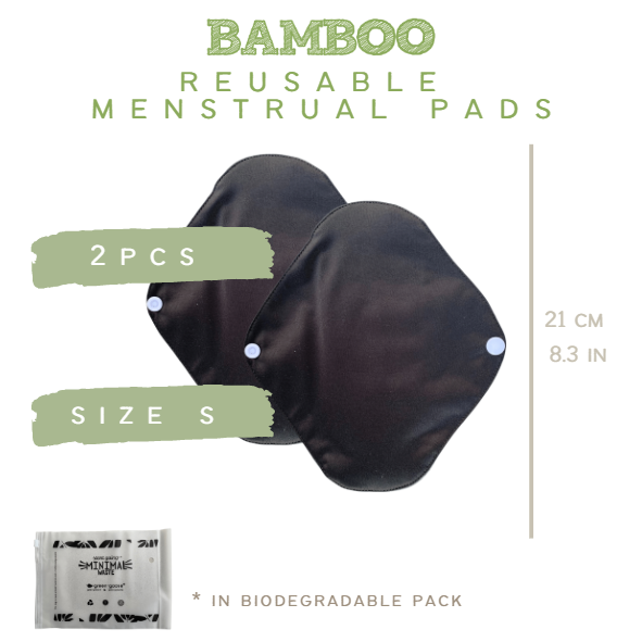 Reusable Menstrual Pads | 2-Pack | S