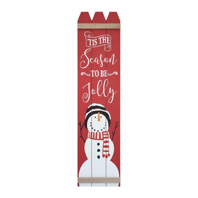 Tis the Season to be Jolly Christmas Wood Wall Plaque