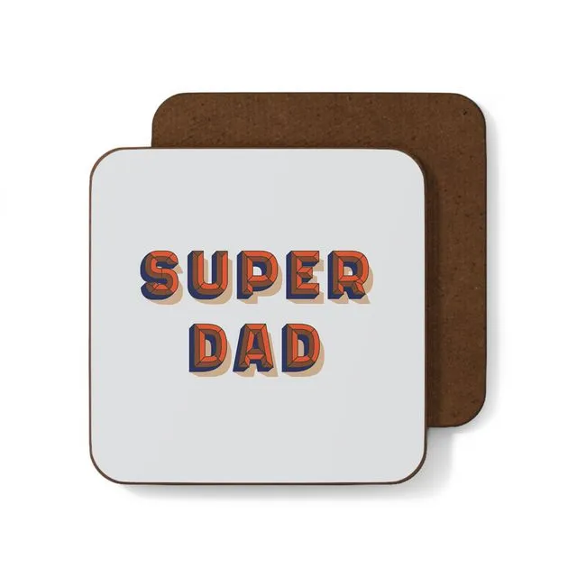 Super Dad Coaster Pack of 6