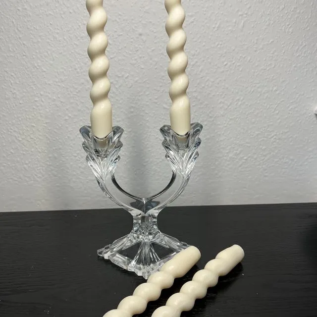 Spiral Stick Candle Set