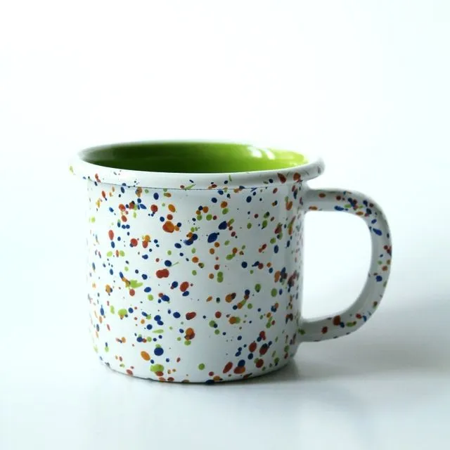 Sparkle Collection Enamel Mug (Green)