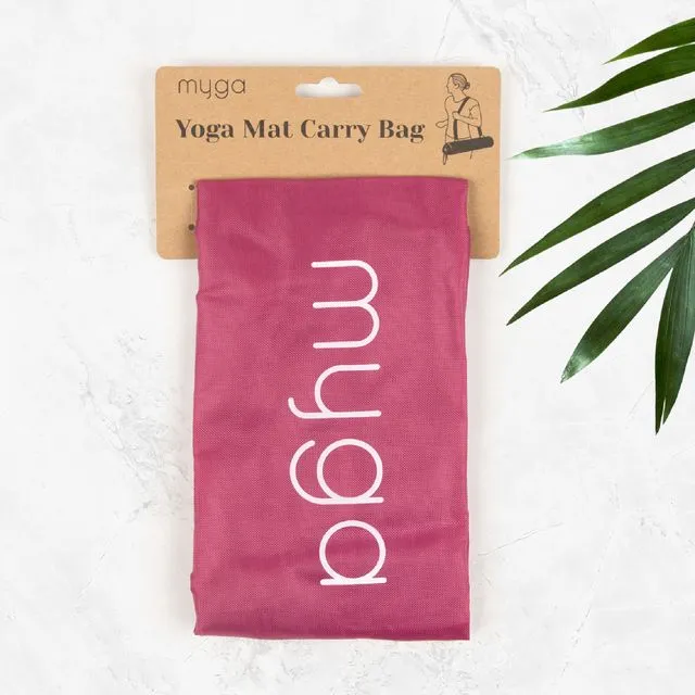 Raspberry Yoga Mat Carry Bag