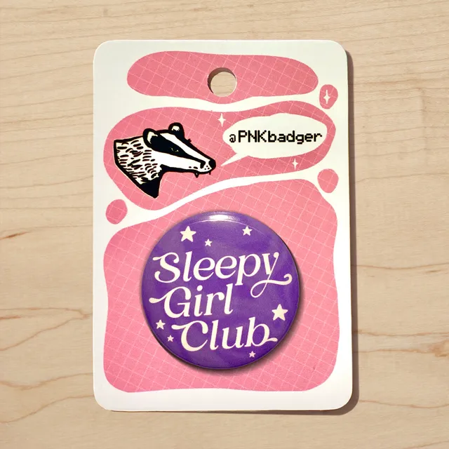 Sleepy Girl Club Badge