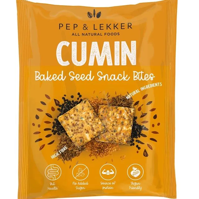 Cumin Baked Seed Snack Bites of 12 (30G each)