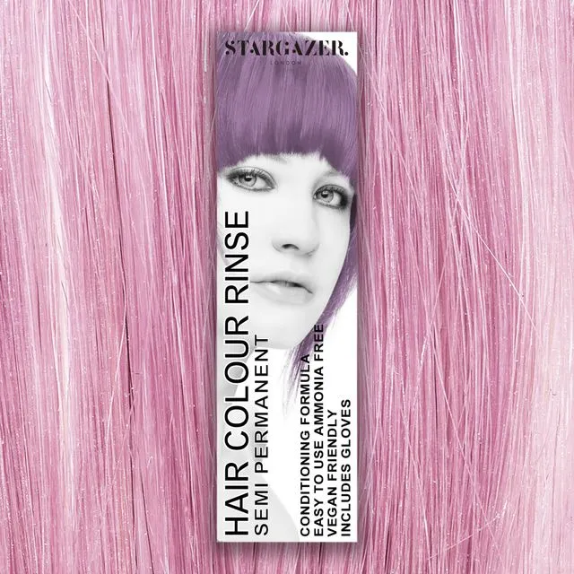 Stargazer Heather Semi Permanent Hair Dye, conditioning vegan cruelty free direct application hair colour