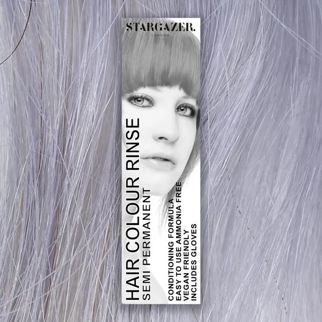 Stargazer Silverlook Toner Semi Permanent Hair Dye, conditioning vegan cruelty free direct application hair colour
