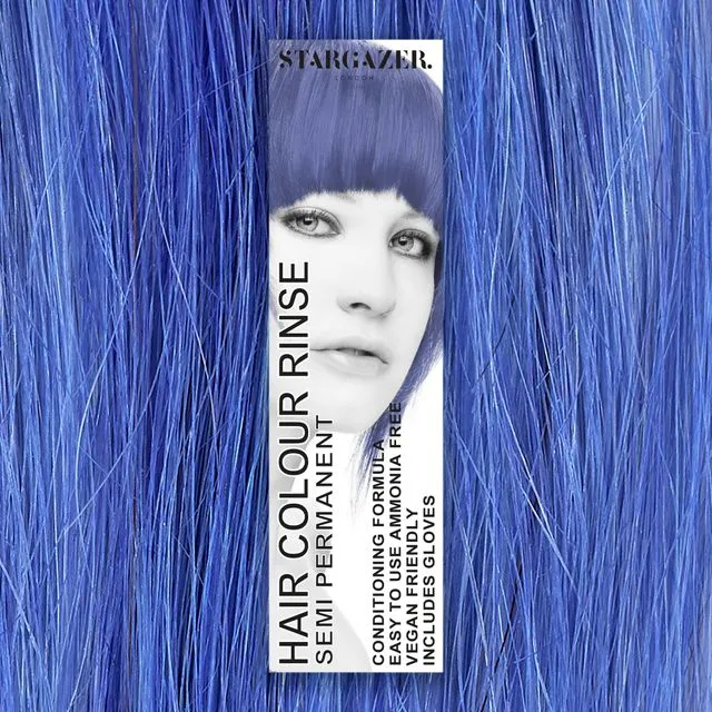 Stargazer Soft Violet Semi Permanent Hair Dye, conditioning vegan cruelty free direct application hair colour