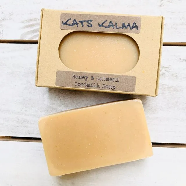 Natural Handmade Soap - Goatmilk with honey and Oatmeal