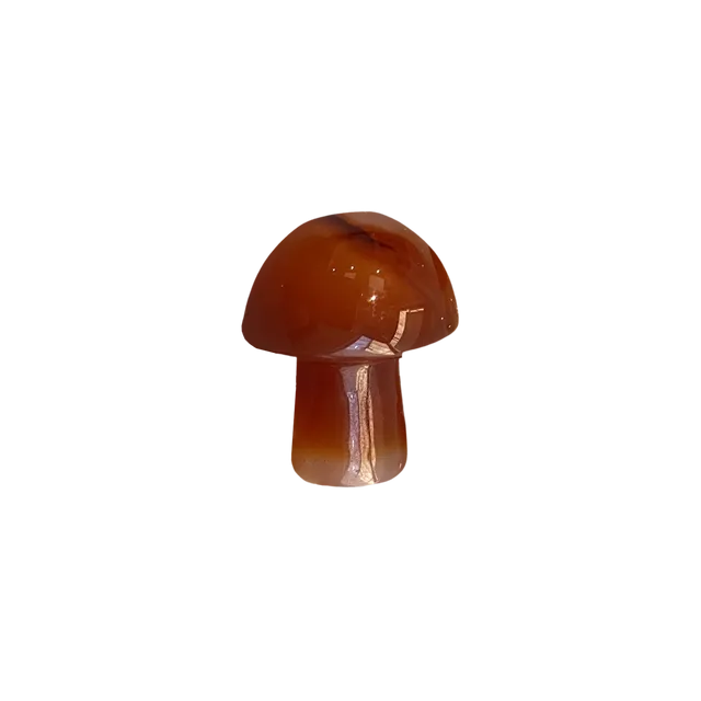 Crystal Mushroom, 2cm, Red Carnelian