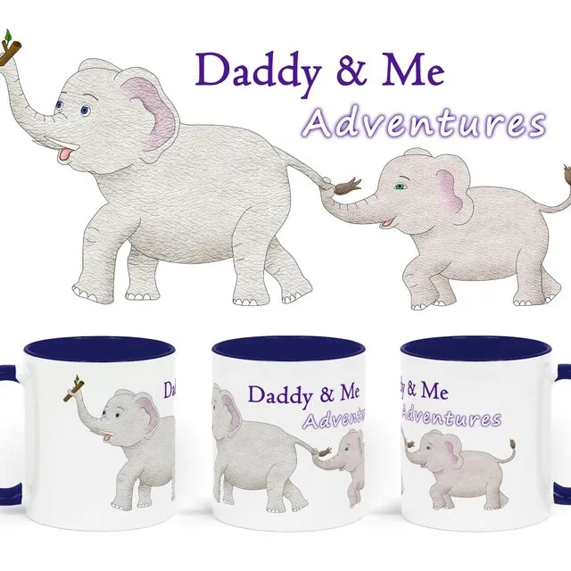 Daddy and Me Adventures - 2-Tone Gift Mug