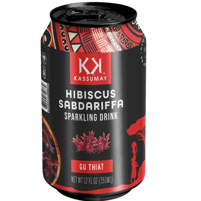 Hibiscus Sabdariffa  Sparkling Drink (Pack 12 -12 oz)