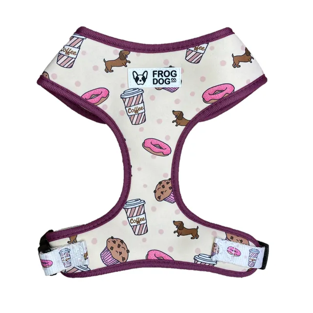 Comfy-Wear Adjustable Dog Harness - Puppaccino - SMALL