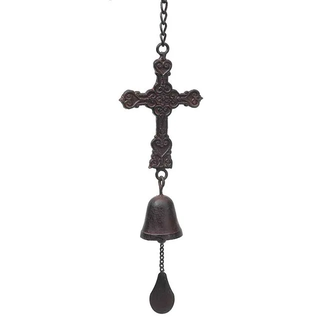 WCM-304 Cross with Bell Windchime