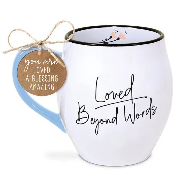 18806 Touch of Color: Loved Beyond Words Mug 18oz