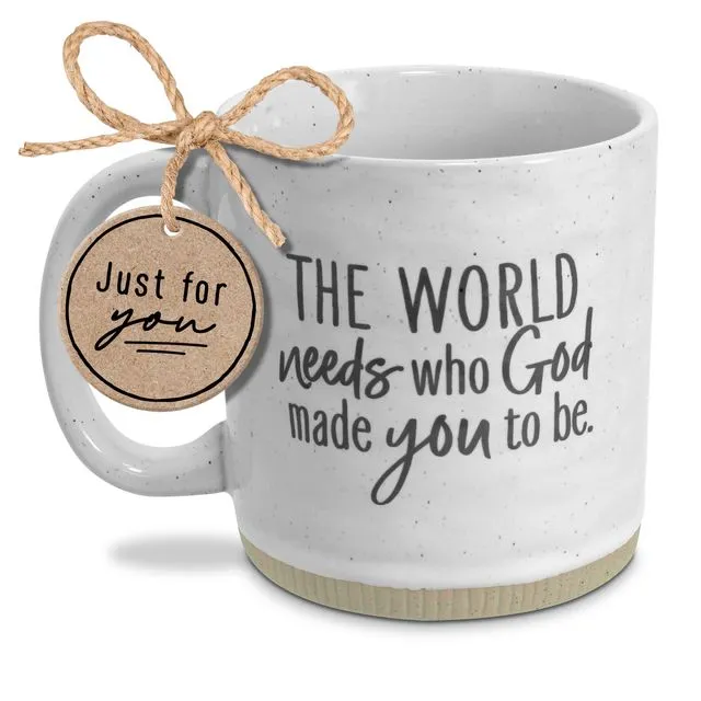 18367 Powerful Words: The World Needs Coffee Cup White 16oz