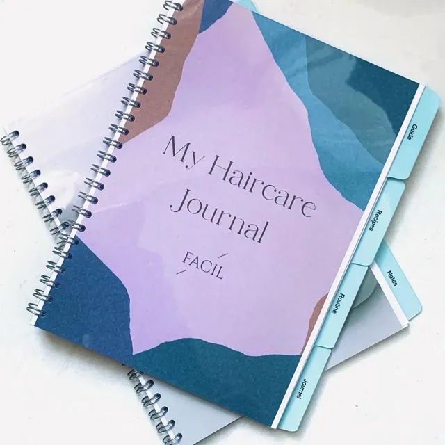 Haircare Journal, Haircare Planner, Diary, Notebook, A5, Coil-bound - Pack of 100