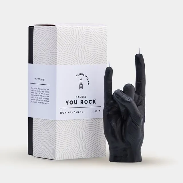 Candle Hand - You Rock - Black