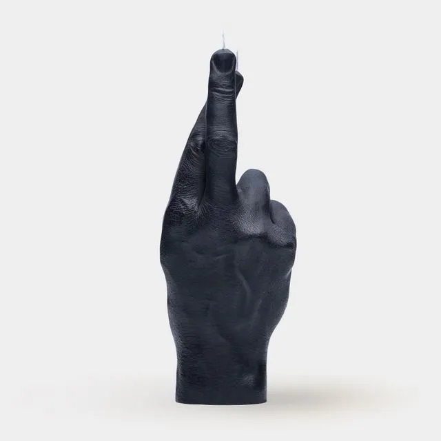 Candle Hand - Crossed Fingers - Black