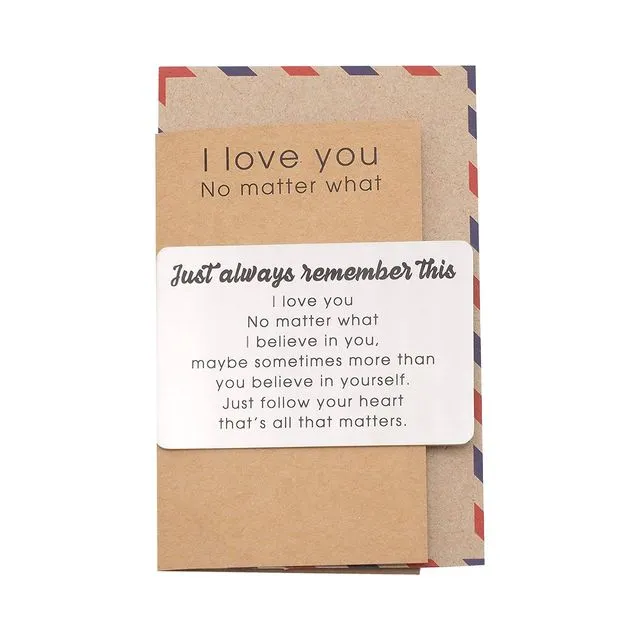 Helia Remember This Wallet Card, Inspirational Gifts for Special Someone