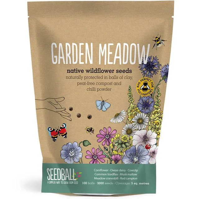 Seedball Wildflower Grab Bags - Garden Meadow Mix