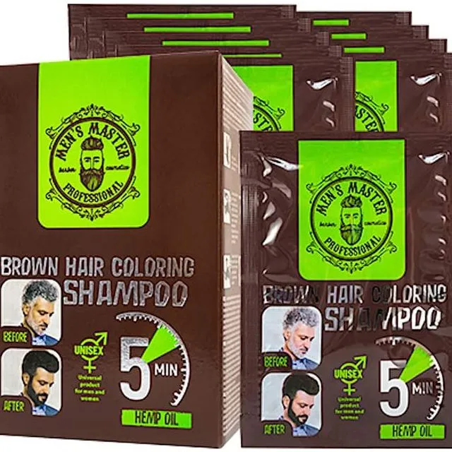 Coloring Shampoo - Brown Hair Dye // 250ml