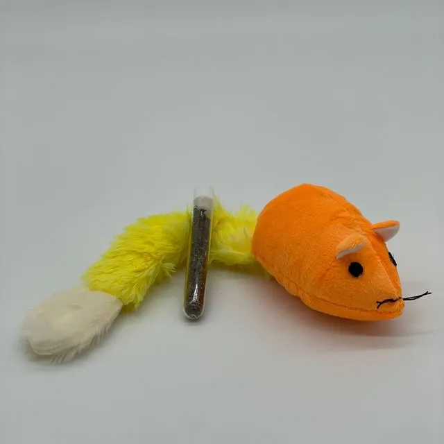 Mouse Toy w/ Catnip - Orange