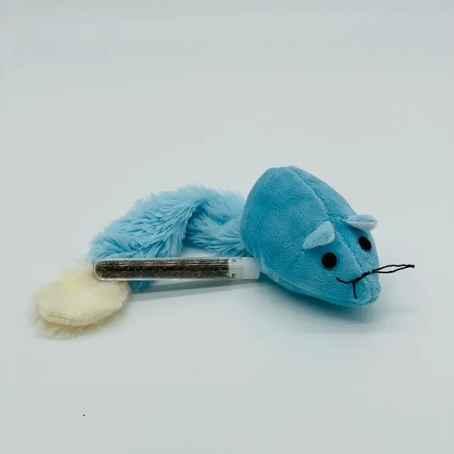 Mouse Toy w/ Catnip - Blue