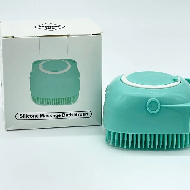 Pamper Shampoo & Massage Brush - Teal