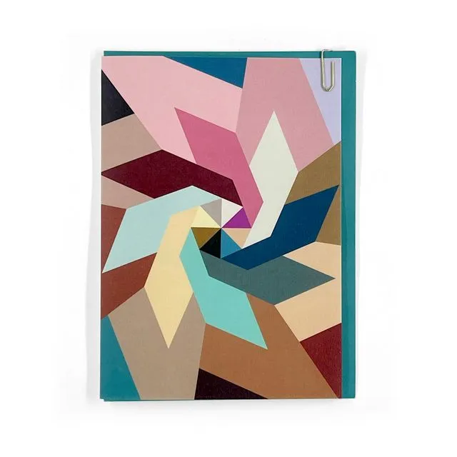 PUZZLE - 'OCTAGON' GREETING CARD - unit of 6