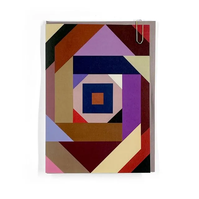 PUZZLE - 'SQUARE' GREETING CARD - unit of 6