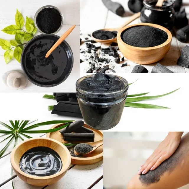 NEW NOV 2022! SOMBRIO BODY SCRUB WITH ACTIVATED CHARCOAL, INDIAN TABASHEER BAMBOO & MADAGASCAN YLANG