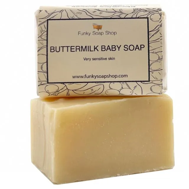 Buttermilk Baby Soap, Natural & Handmade, Approx 65g