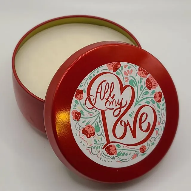 All My Love (Champagne Toast) Scented Premium Soy Blend Wax Candle